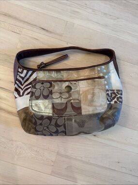 Vintage- Coach Ergo Patchwork Hobo bag purse-Y2K-10808-Read